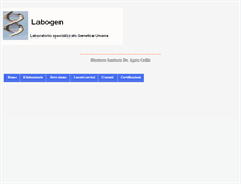 Tablet Screenshot of labogen.it